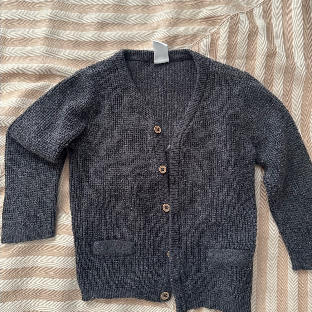 H&M Kids Gray Cardigan Sweater
